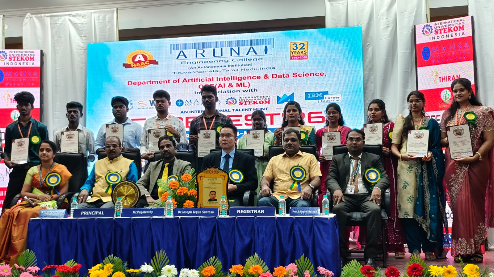 Universitas STEKOM Perkuat Jejaring Akademik Internasional melalui Partisipasi dalam CODEFEST 2 – Hackathon 2026 di Arunai College of Engineering, India