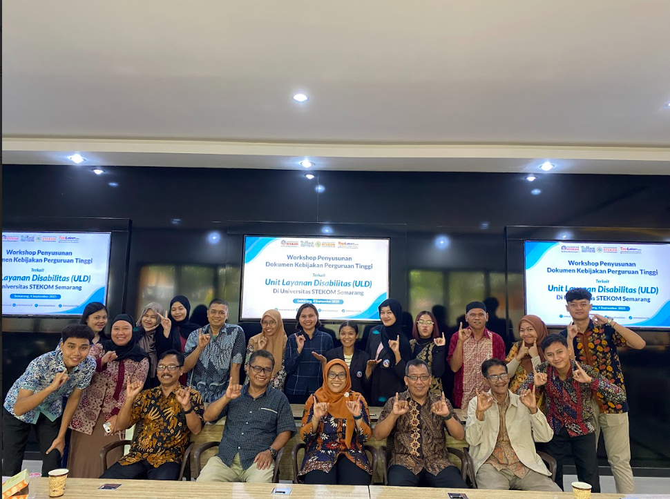 Universitas STEKOM Selenggarakan Workshop Penyusunan Dokumen Kebijakan Unit Layanan Disabilitas (ULD)